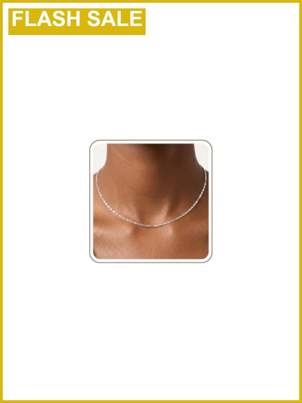 925 Sterling Silver Fancy Chain Necklace 1.5mm Lobster Claw Hypoallergenic